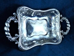 Wonderful antique silver tray, Bremen, ca. 1840!!!