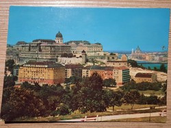BUDAPEST BUDAI LÁTKÉP - retro képeslap - postatiszta