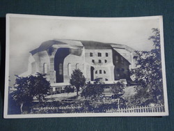 Képeslap,Postcard,Germany,Switzerland,DORNACH Goetheanum, Svájc,konferenciaközpont, 1951