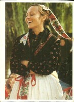 Postcard = Sulok folk costume