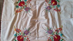 Embroidered tablecloth, handmade