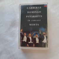 Carreras Domingo Pavarotti in concert  kazetta 1990 július 7. Róma  vezényel: Zubin Mehta