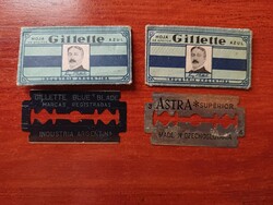 2 Razor blades with gillette/astra packaging
