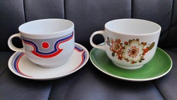 2db bella teás csésze alföldi porcelán