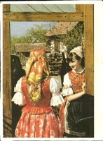Postcard = Dejtár folk costume