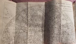 Csillagászat, 4 csillagtérképpel, számos térképpel metszettel 1764-ből, Pluche enciklopédia, Párizs