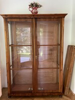 Antique glass bookcase