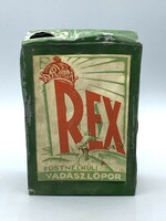 REX Füst nélküli Vadászlőporos fémdoboz 1930-1940