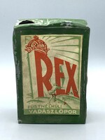 Rex smokeless hunting powder metal box 1930-1940