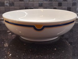 Alföldi porcelain art deco garnish bowl 23.5 Cm yellow-blue