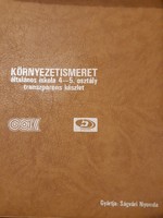 Környezetismeret tanári iskolai oktató írásvetítő transzparens 4-5. osztály szemléltető eszköz