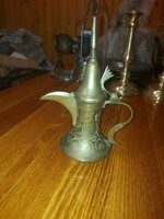 Antique copper spout, size and weight indicated!