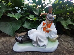 FURULYÁZÓ JUHÁSZ, ZSOLNAY FIGURA