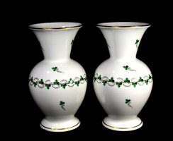 Herend parsley pattern larger porcelain vase ... In a pair !!!