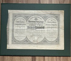 Nyeremény-jegy 1900