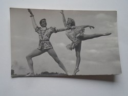 D201846 ballet - Natalia Baross and Ferenc Havas - Nutcracker 1956 - old postcard