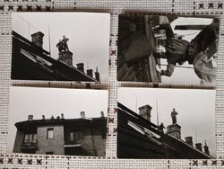 4 chimney sweeps on the roof