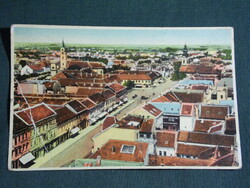 Képeslap,Postcard, Szerbia, Sombor,Zombor, panorama,látkép,1940