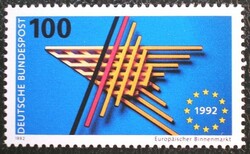 N1644 / Németország 1992 Az Európai Unió belső piaca '92 bélyeg postatiszta