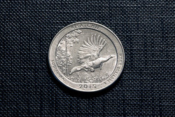 USA quarter dollar 2015 