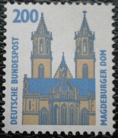 N1665 / Németország 1993 Látványosságok bélyeg postatiszta