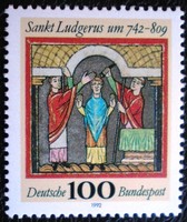 N1610 / Németország 1992 hl. Ludgerus bélyeg postatiszta