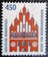 N1623 / Németország 1992 Látványosságok bélyeg postatiszta