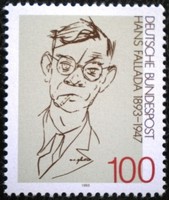 N1683 / Németország 1993 Hans Fallada bélyeg postatiszta