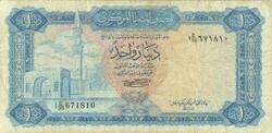 1 dinár 1972 Líbia 1.