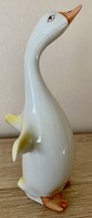 Hand-painted large porcelain goose from Raven House
