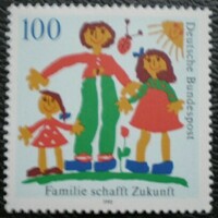 N1621 / Németország 1992 "Család jövője" bélyeg postatiszta