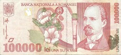 100000 lei 1998 Románia 1.