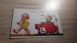 Antique greeting postcard.