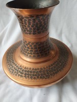 Retro industrial copper vase