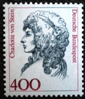 N1582 / Németország 1992 Híres nők bélyeg postatiszta