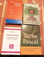 4 old computer technology books for sale!