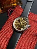 Swiss du bois eta/unitas 6498 skeleton watch - new