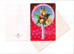Greeting card / retro / unused / luxury / with envelope