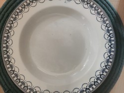 Régi Cauldon tányér Hüttl Tivadar jelzéssel