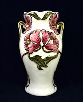 Secession-style Zsolnay jubilee marked porcelain vase