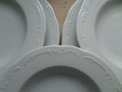 12 Tognana Italian white porcelain plates, deep and flat