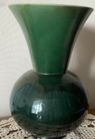 Zsolnay nagy zöld váza