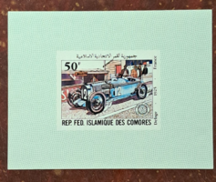 1925-ös  Delage bélyeg blokk F/1/7