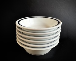 Alföldi 6 pcs blue striped compote bowl sour canteen plate