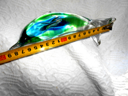 Muránói üveghal , vagy delfin -  különleges  kézműves munka