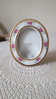 Beautiful pink porcelain, table picture frame