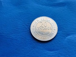 Bolivia 20 centavos 2012 ounce! New text! Rare!