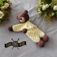 You can order a crochet teddy bear nap scarf