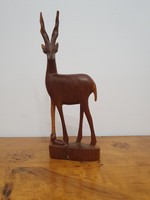 Carved wooden antelope kenya
