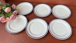 Alföld Alföld canteen pattern blue striped cookie plate nostalgia piece